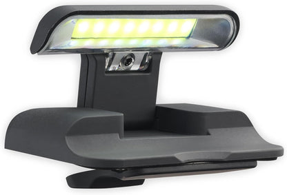 I Know The Plans Jeremiah 29:11 Adjustable Magnetic Clip LED Book Light for Reading in Bed, Crafts, Sewing, Car Trips | 3 Modes: Bright, Dim, Pulse/Strobe, Black