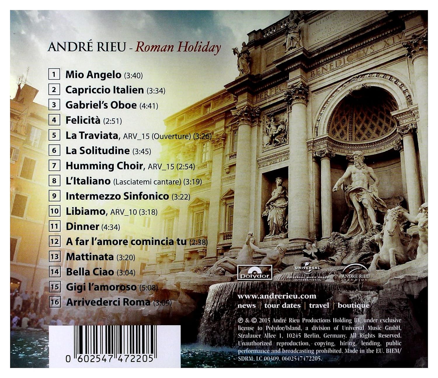 Andre Rieu - Roman Holiday