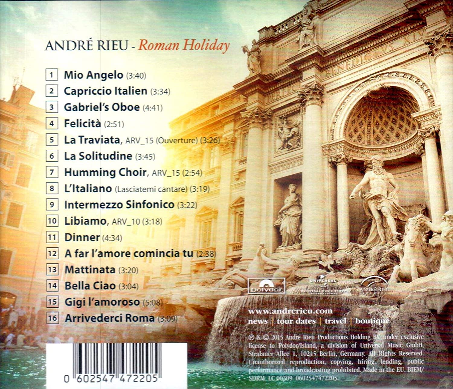 Andre Rieu - Roman Holiday