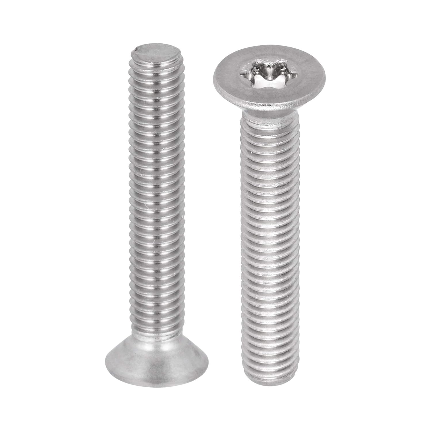 Viti a testa svasata Torx, filettatura completa ISO 14581 DIN 965 TX, in acciaio inox, M8 x 60 mm, 50 pezzi