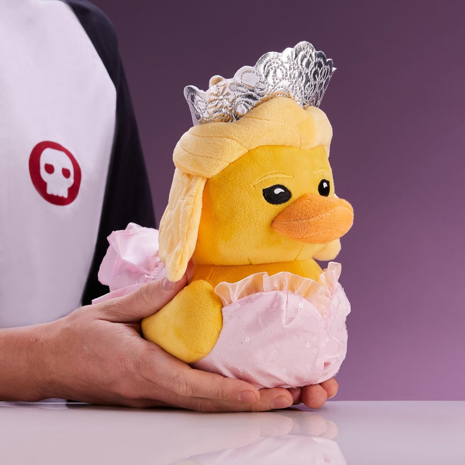 TUBBZ Plush: Wicked For Good - Glinda Upland Cosplaying Rubber Duck Soft Plush Collectible Toy