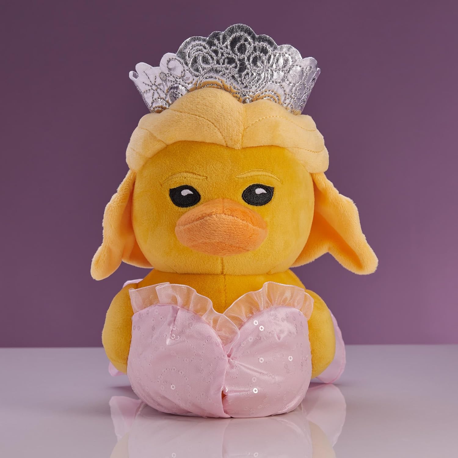 TUBBZ Plush: Wicked For Good - Glinda Upland Cosplaying Rubber Duck Soft Plush Collectible Toy
