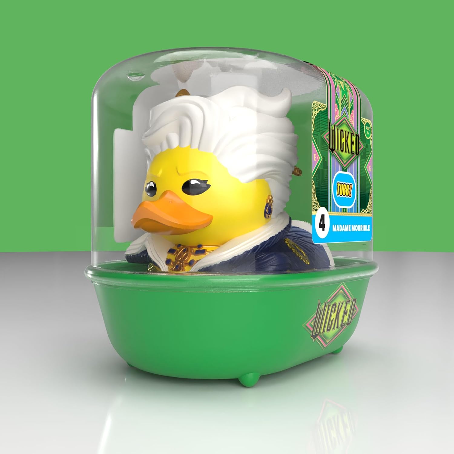 TUBBZ First Edition: Wicked For Good - Madame Morrible Cosplaying Rubber Duck Vinyl Figure