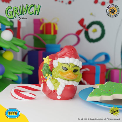 TUBBZ First Edition: The Grinch - Santa Outfit Grinch Cosplaying Rubber Duck Vinyl Figure
