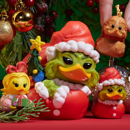 TUBBZ First Edition: The Grinch - Santa Outfit Grinch Cosplaying Rubber Duck Vinyl Figure