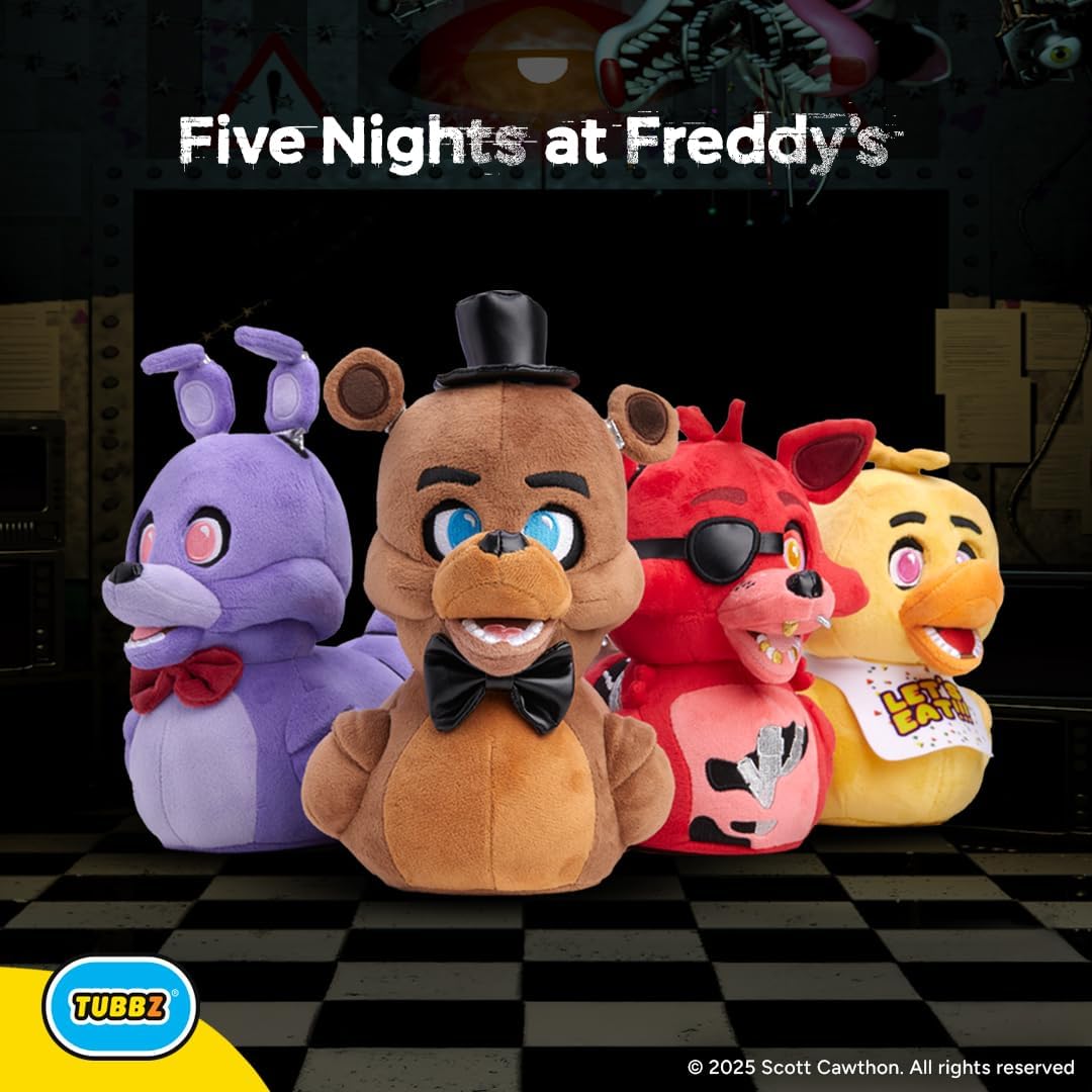 TUBBZ Plüsch: Five Nights at Freddy's - Freddy Fazbear Cosplay-Gummiente Weiches Plüsch-Sammelspielzeug