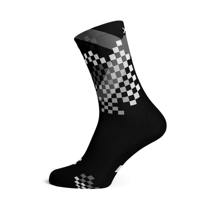 X Black Crew Socks