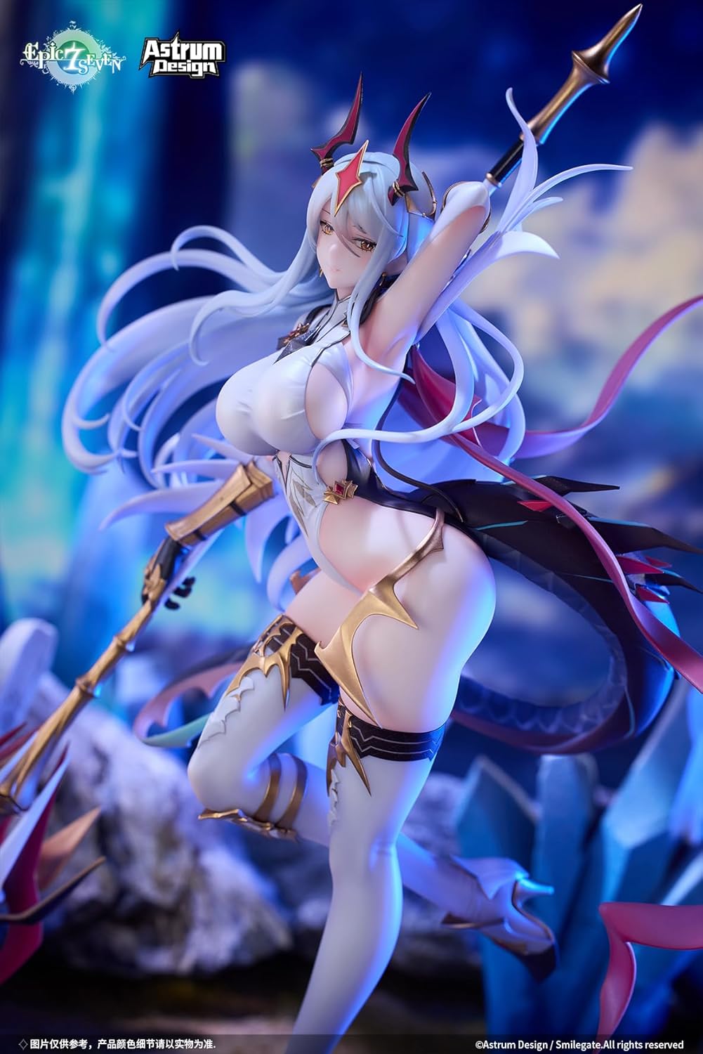 AstrumDesign Epic Seven Luna New Moon in scala 1/7 dipinta in PVC e ABS