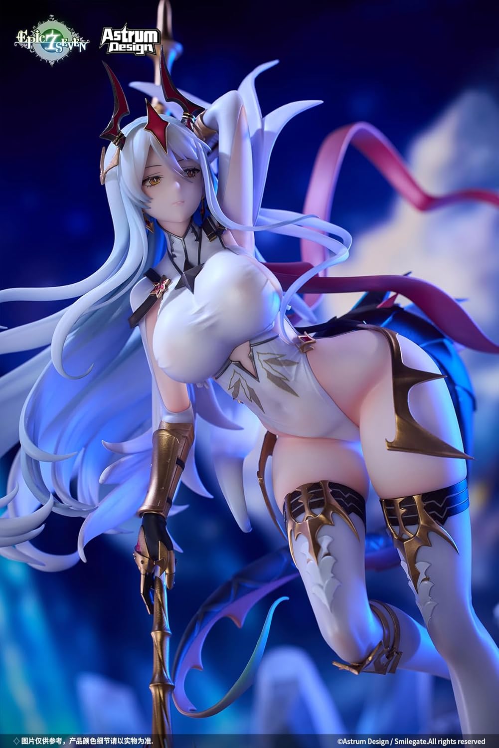 AstrumDesign Epic Seven Luna New Moon in scala 1/7 dipinta in PVC e ABS