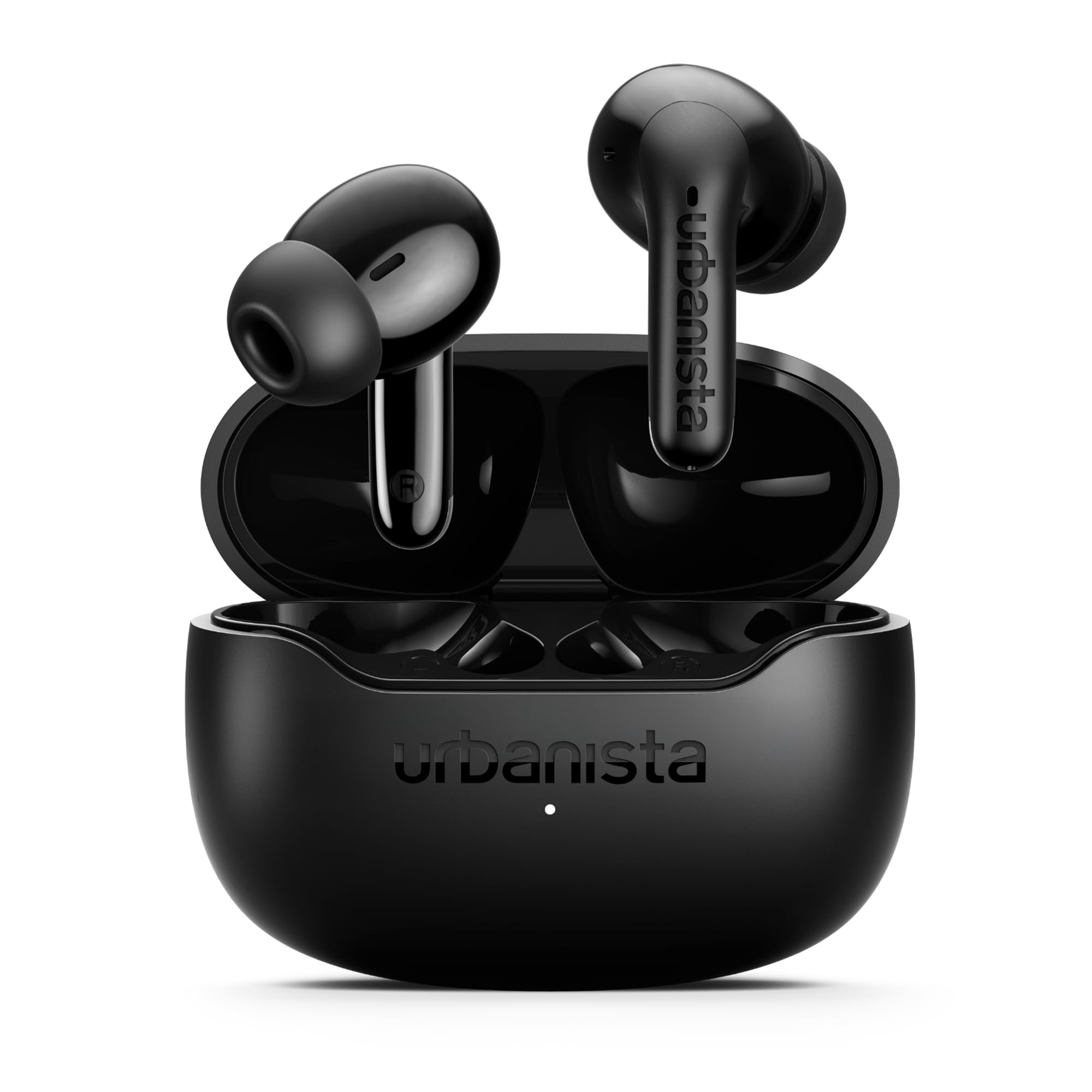 Urbanista Palermo Cuffie In‑Ear True Wireless con ANC - Autonomia 32h, Multipoint Bluetooth, IPX4, Custodia Tascabile