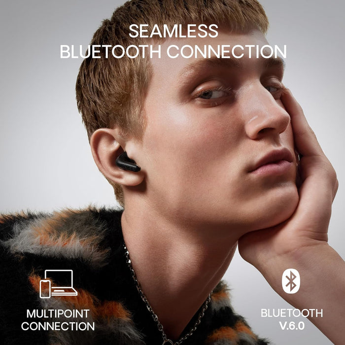 Urbanista Palermo Cuffie In‑Ear True Wireless con ANC - Autonomia 32h, Multipoint Bluetooth, IPX4, Custodia Tascabile