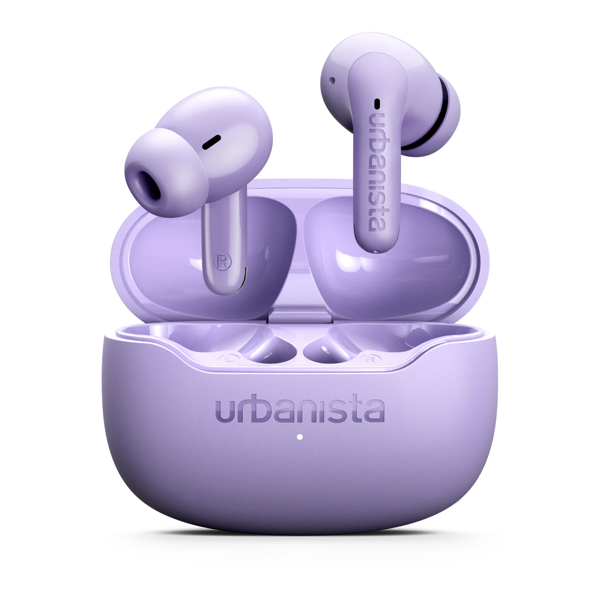 Urbanista Palermo Cuffie In‑Ear True Wireless con ANC - Autonomia 32h, Multipoint Bluetooth, IPX4, Custodia Tascabile