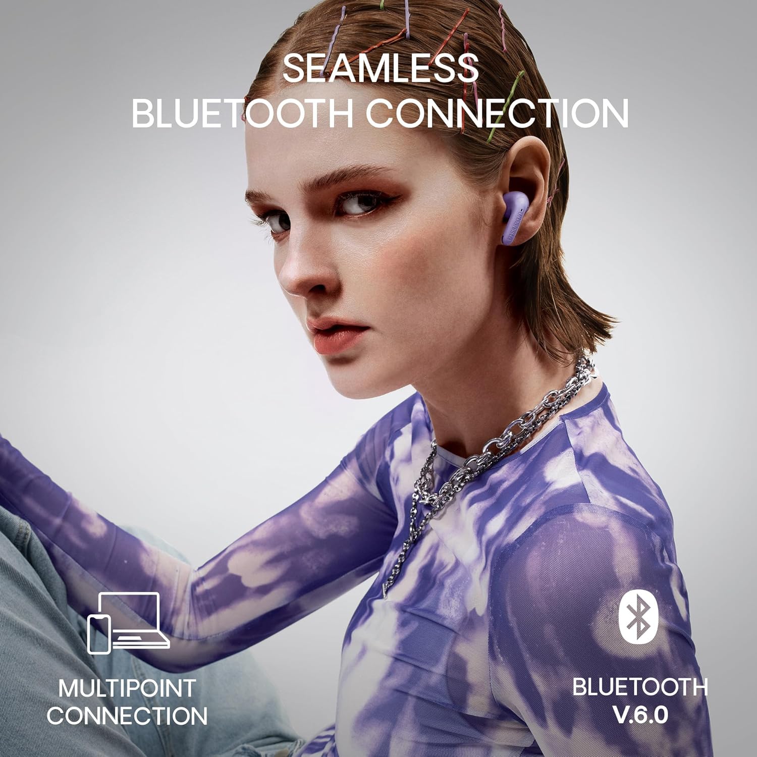 Urbanista Palermo Cuffie In‑Ear True Wireless con ANC - Autonomia 32h, Multipoint Bluetooth, IPX4, Custodia Tascabile