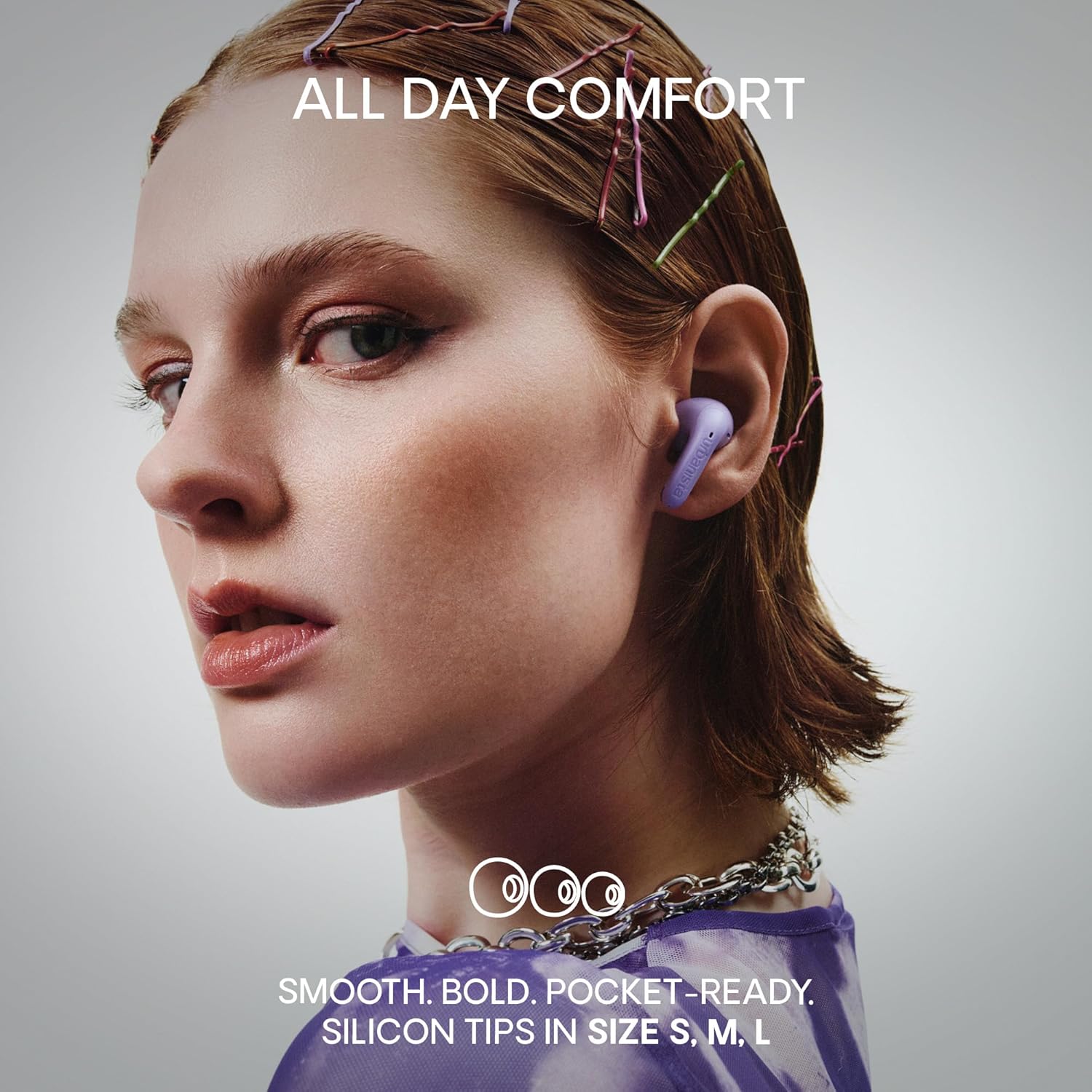 Urbanista Palermo Cuffie In‑Ear True Wireless con ANC - Autonomia 32h, Multipoint Bluetooth, IPX4, Custodia Tascabile