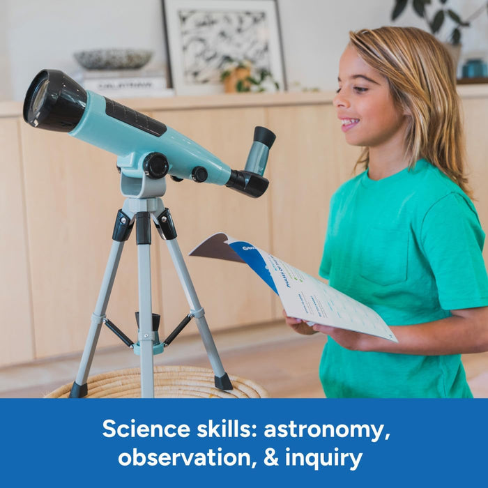 Learning Resources GeoSafari Starview Telescope, Ages 7+, Kids Telescope for Astronomy, STEM Science Toy with 10x & 50x Magnification