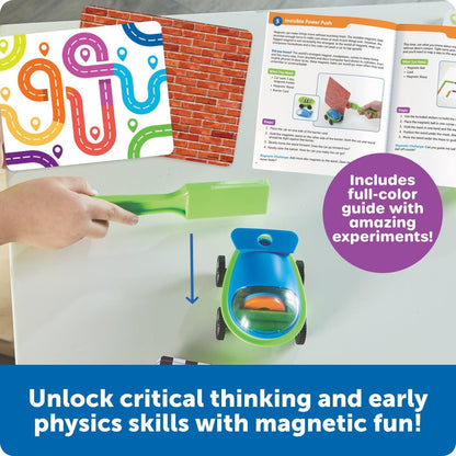 Learning Resources STEM Explorers Magnetworks Mega Magnets Set, Ages 5+, Magnetic Science Kit for Kids, 46-Piece STEM Toy, Physics Experiment Set for Home & Classroom