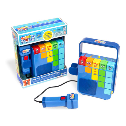 Learning Resources Numberblocks Sing and Record Music Player, Ages 3+, Educational Musical Toy with Microphone, Songs, Counting & Early Maths Fun