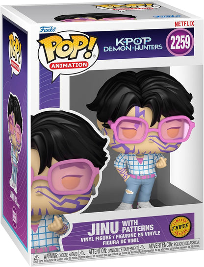 Funko Pop Animation: KPop Demon Hunters - Jinu - 1-6 Odds for Rare Chase Variant - Collectable Vinyl Figure - Gift Idea - Official Merchandise - Toys for Kids and Adults