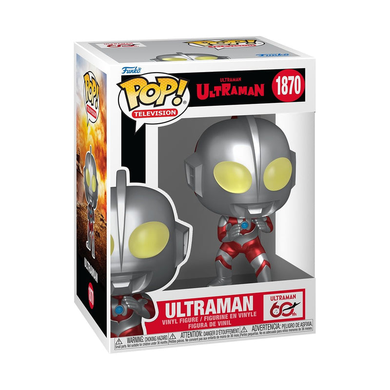 Funko POP! Animation: Ultraman - Metallic - Ultraman 60th - Collectable Vinyl Figure - Gift Idea - Official Merchandise - Toys For Kids & Adults - Model Figure for Collectors and Display