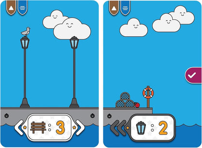 Mighty Boards: Tenby - Matching Card Game, Action Drafting, Street Building Competition, Build The Perfect Welsh Seaside Town, Ages 14+, 1-5 Players