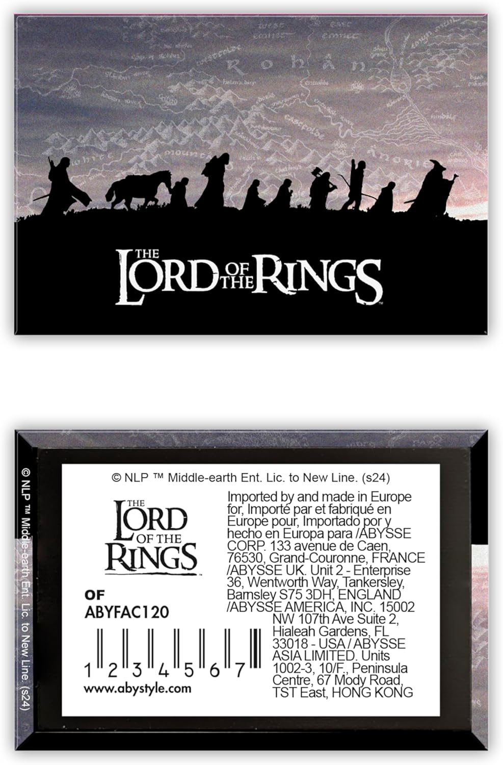 Lord Of The Rings - Standard Magnet - Fellowship Of The Ring