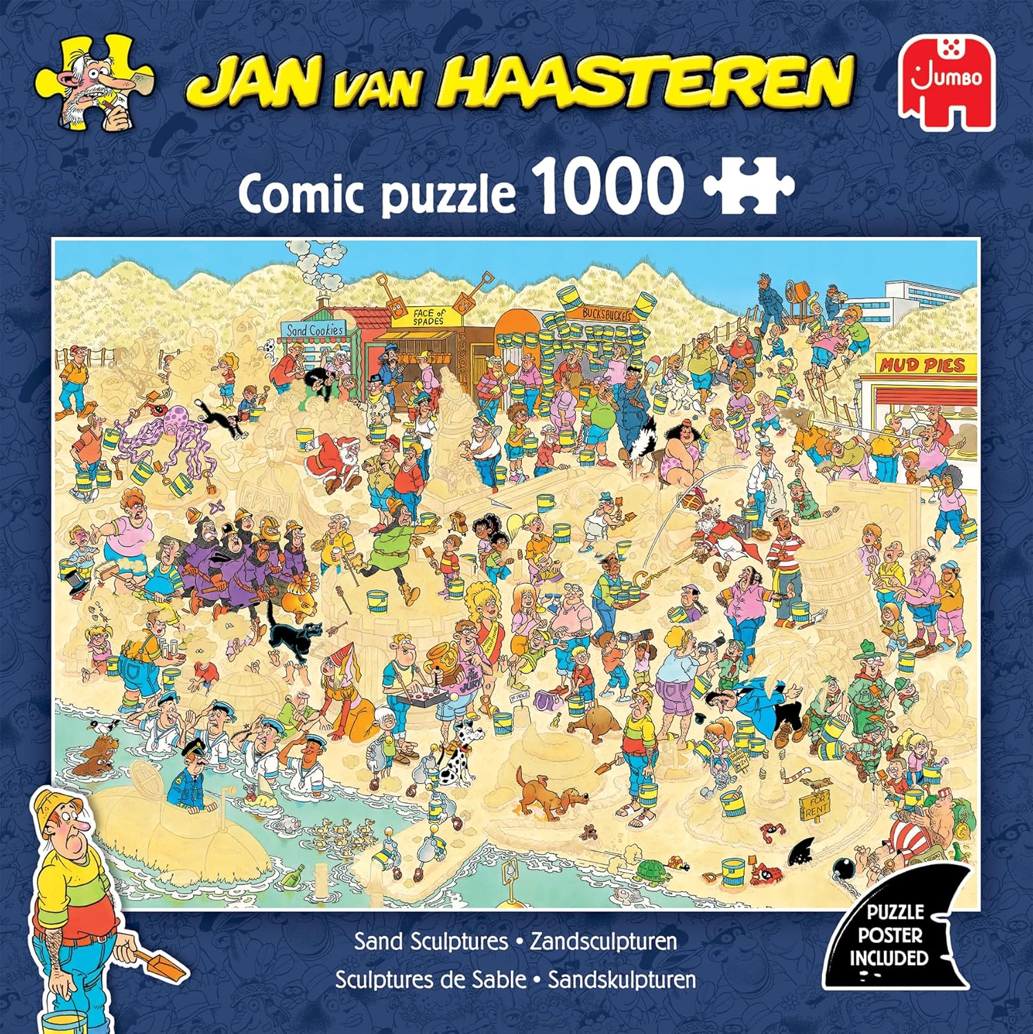 Jan van Haasteren - Zandsculpturen (1000 pieces