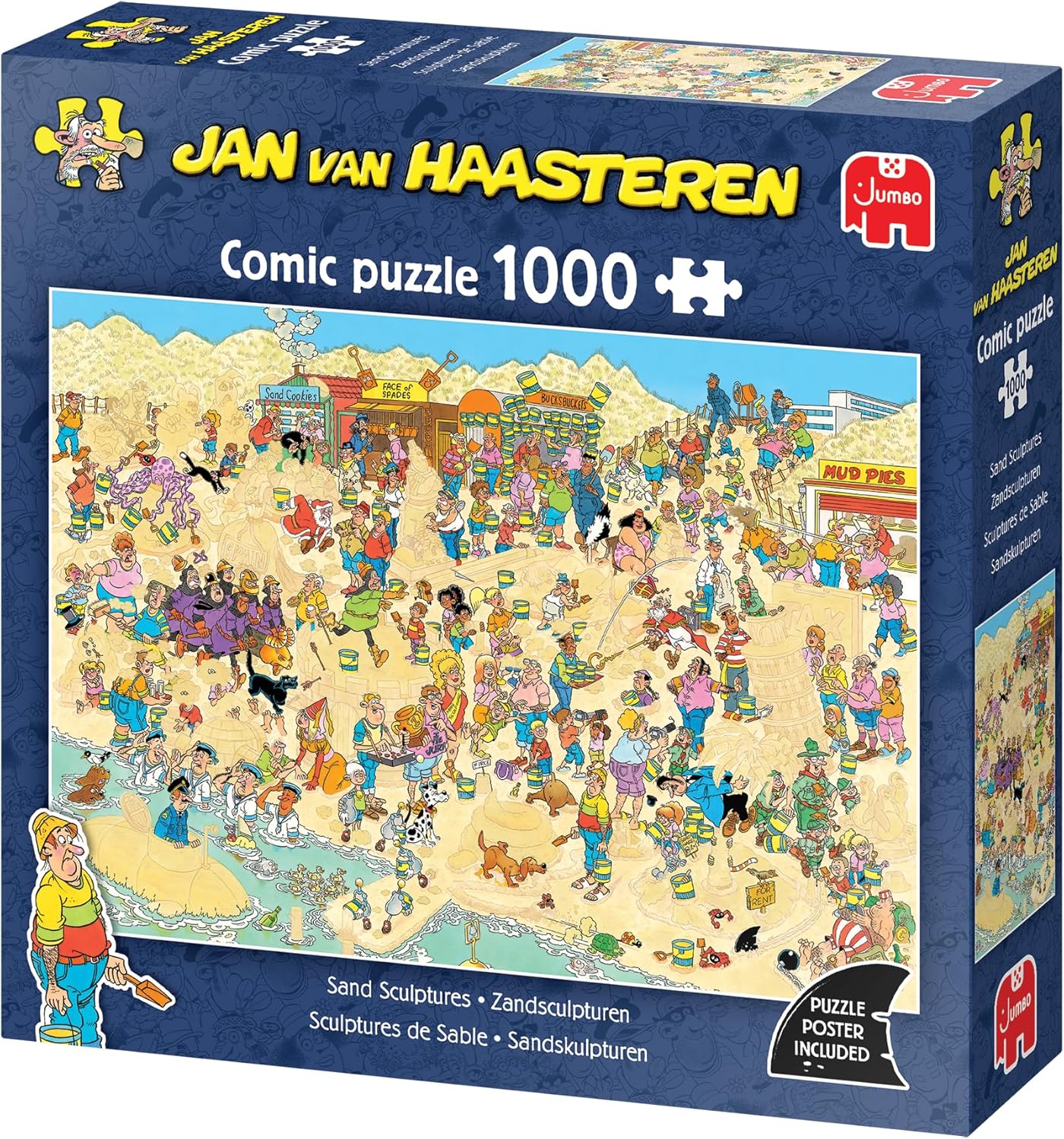 Jan van Haasteren - Zandsculpturen (1000 pieces