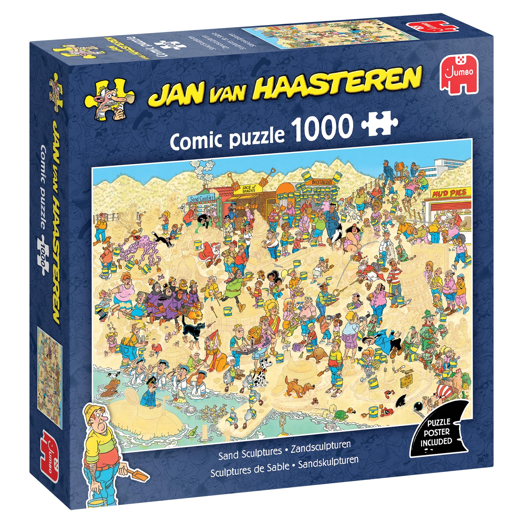 Jan van Haasteren - Zandsculpturen (1000 pieces