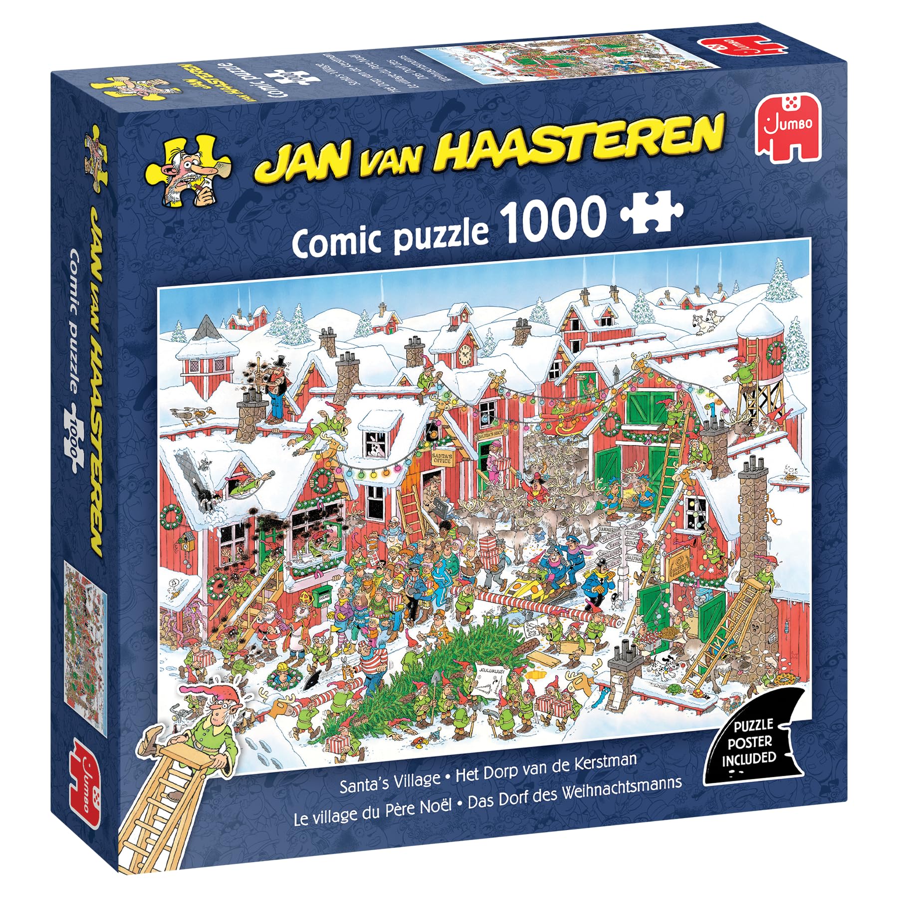 Jan van Haasteren - Het Dorp van de Kerstman (1000 stukjes