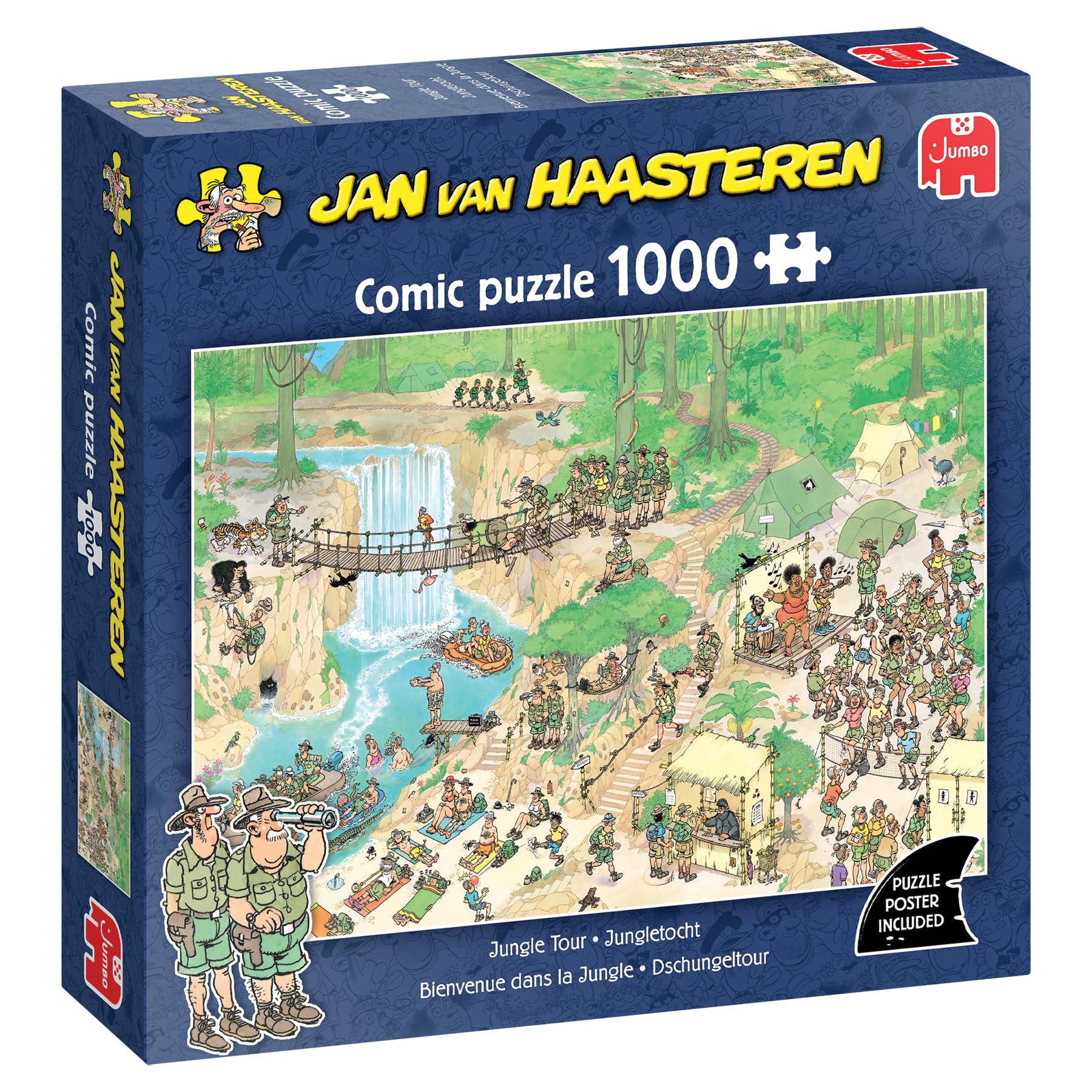 Jan van Haasteren - Jungletocht (1000 stukjes