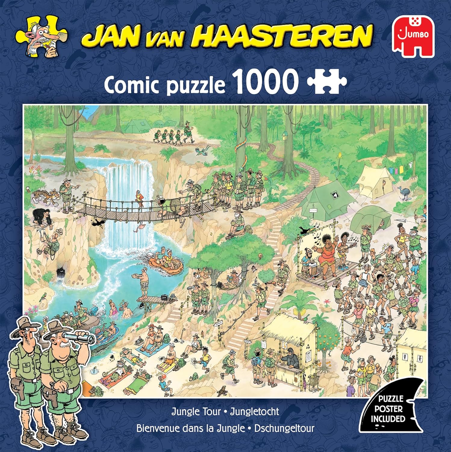 Jan van Haasteren - Jungletocht (1000 stukjes