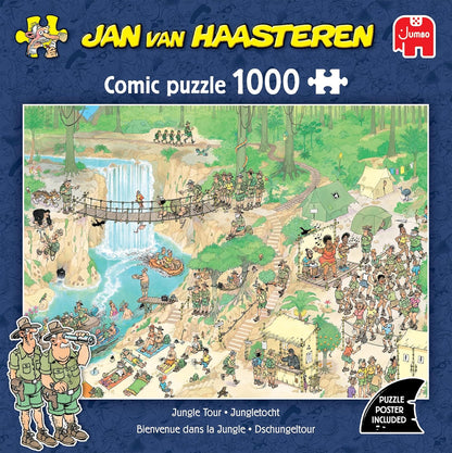 Jan van Haasteren - Jungletocht (1000 stukjes