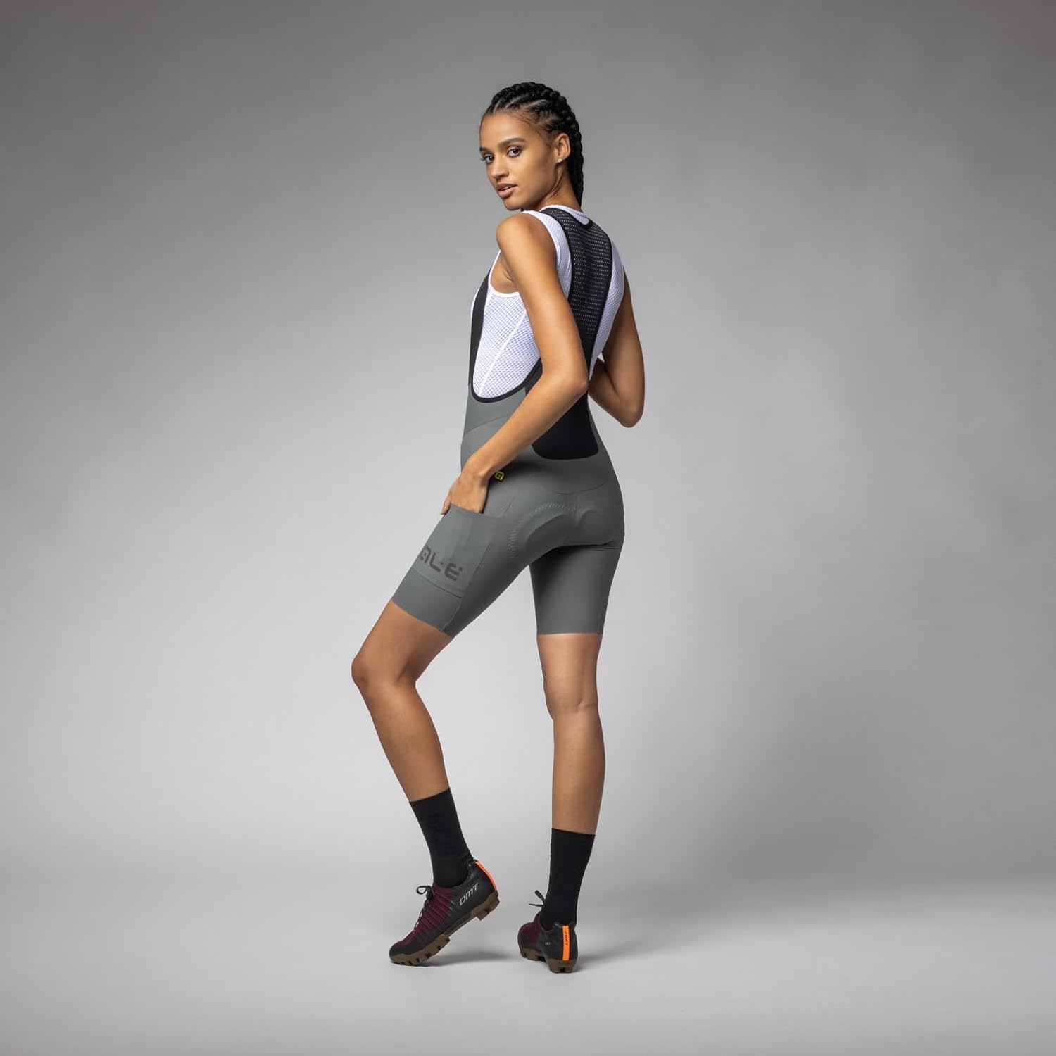 ALE' Damen Trägerhose Off Road - Gravel Gravel-pro