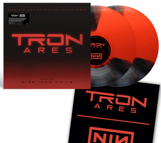 Tron: Ares Original Soundtrack Limited Red & Black Marble