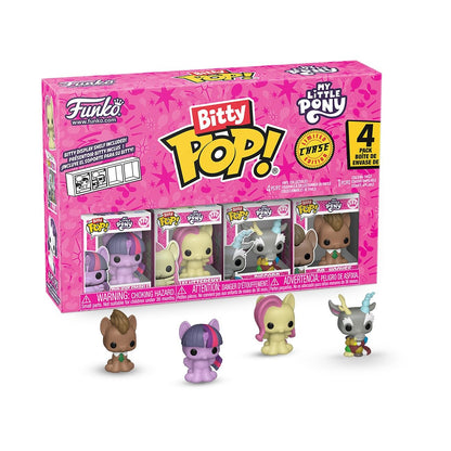 Funko Bitty POP! 4 Pack: My Little Pony - Twilight Sparkle - 1 in 6 chance of receiving the rare Chase variant - Collectable Vinyl Figure - Gift Idea - Official Merchandise - Toys For Kids & Adults