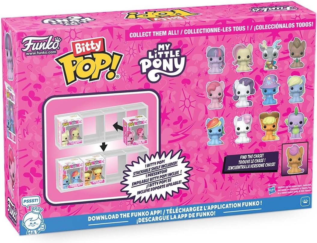 Funko Bitty POP! 4 Pack: My Little Pony - Pinkie Pie - Collectable Vinyl Figure - Gift Idea - Official Merchandise - Toys For Kids & Adults - Model Figure for Collectors and Display