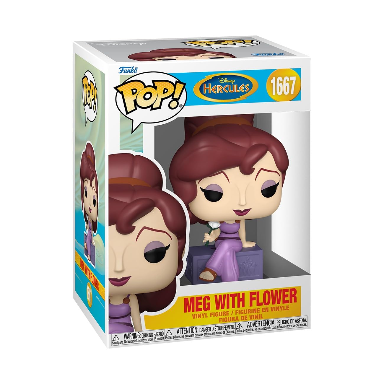 Funko Pop! Disney: Hercules - Meg With Flower - Collectable Vinyl Figure - Gift Idea - Official Merchandise - Toys for Kids & Adults - Cartoon Fans - Model Figure for Collectors and Display