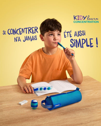 Maped - Kidy Learn Concentration- 20 Ergonomic Graphite Pencils with Relaxing Chew Tip - HB2 Lead - Textured Body with Grip