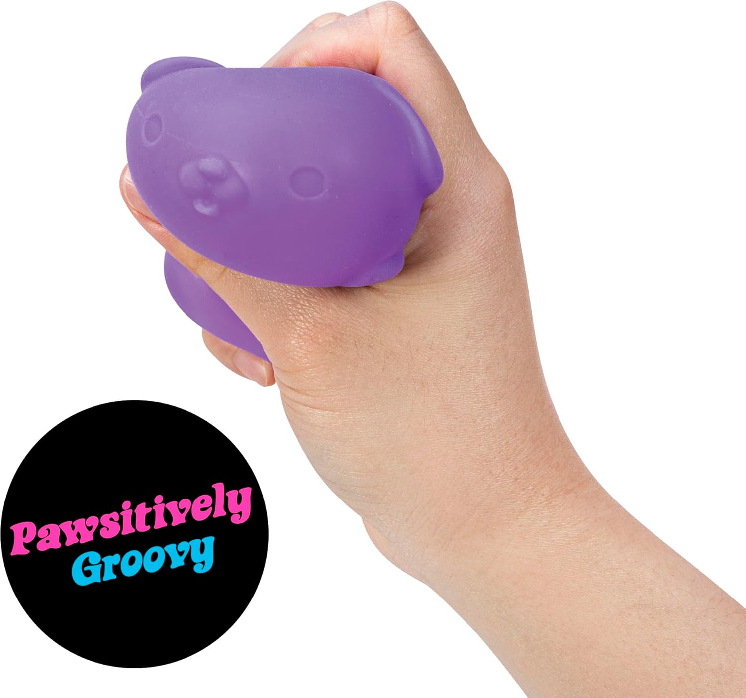 NeeDoh The Groovy Glob Funky Pup The Groovy Glob! Squishy, Squeezy, Stretch Stress 2.5 S (uno por pedido