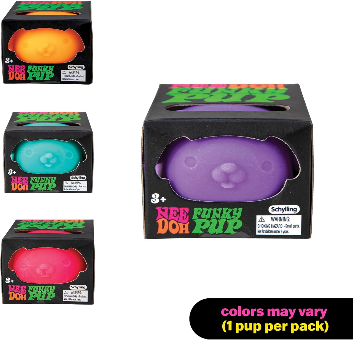 NeeDoh The Groovy Glob Funky Pup The Groovy Glob! Squishy, Squeezy, Stretch Stress 2.5 S (uno por pedido