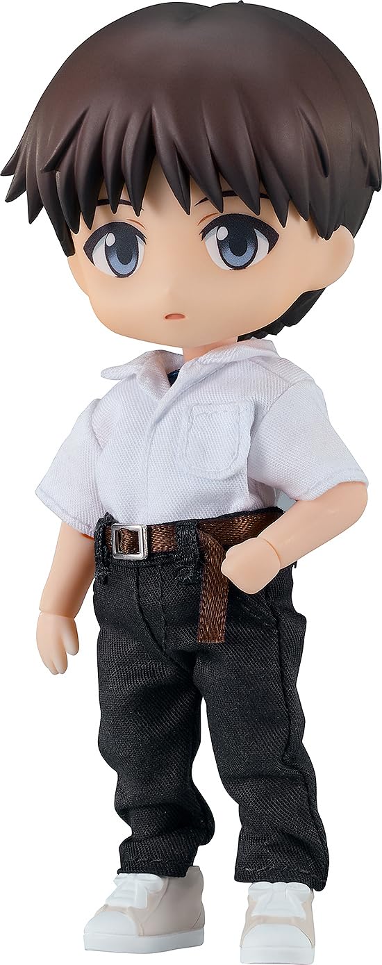 GOOD SMILE COMPANY Nendoroid Doll Evangelion New Movie Version Shinji Anchor Non-scale, Cloth & Magnet & Plastic Pre-painted Action Figure