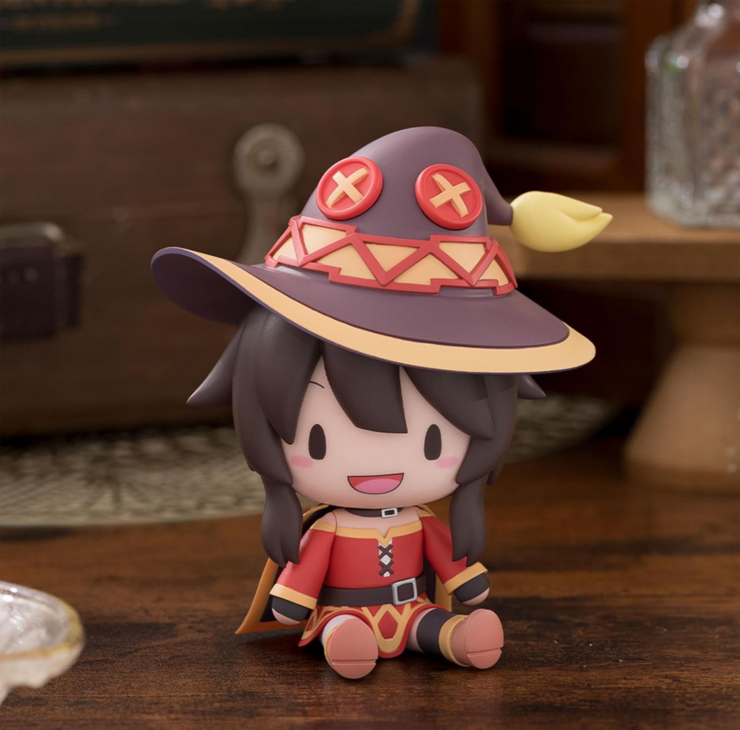 SEGA -fuwa Petit KONOSUBA - La benedizione di Dio su questo mondo meraviglioso! Figura Chibi Megumin da 7,6 cm