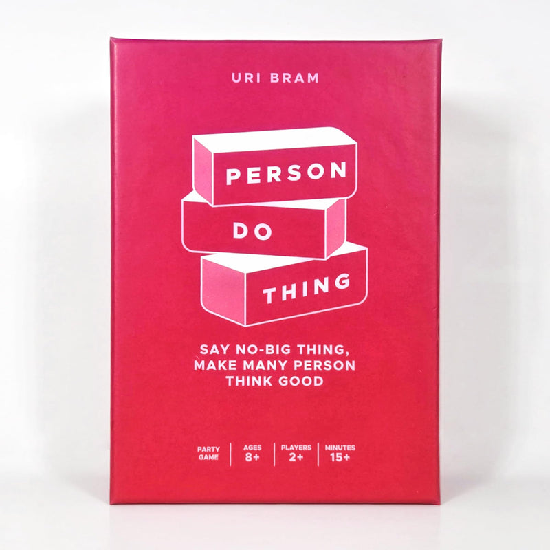 Person Do Thing Card Game: The Fast Friendly Party Game for Couples, Families and Friends | 15+ Mins | 2+ Players