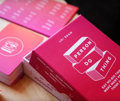 Person Do Thing Card Game: The Fast Friendly Party Game for Couples, Families and Friends | 15+ Mins | 2+ Players