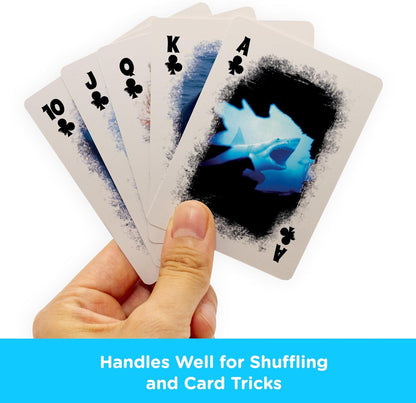 AQUARIUS Jaws Playing Cards - Jaws Themed Deck of Cards for Your Favorite Card Games - Officially Licensed Jaws Merchandise & Collectibles, 2.5 x 3.5