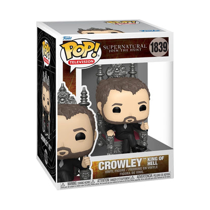 Funko POP! Television: Supernatural - Join the Hunt - Crowley King of Hell - Sammelbare Vinylfigur - Geschenkidee - Offizielles Merchandise - Spielzeug für Kinder & Erwachsene
