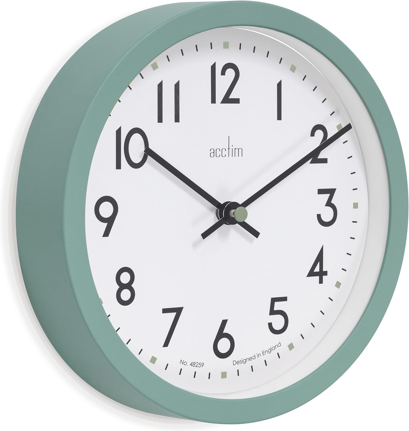 Acctim Elstow 22845 Wall Clock in Meadow Green