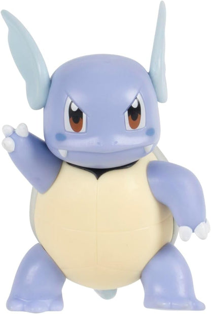 Pokémon Battle Figure 3 Pack - Features 2-Inch Pikachu and Flapple and 3-Inch Wartortle Battle Figures