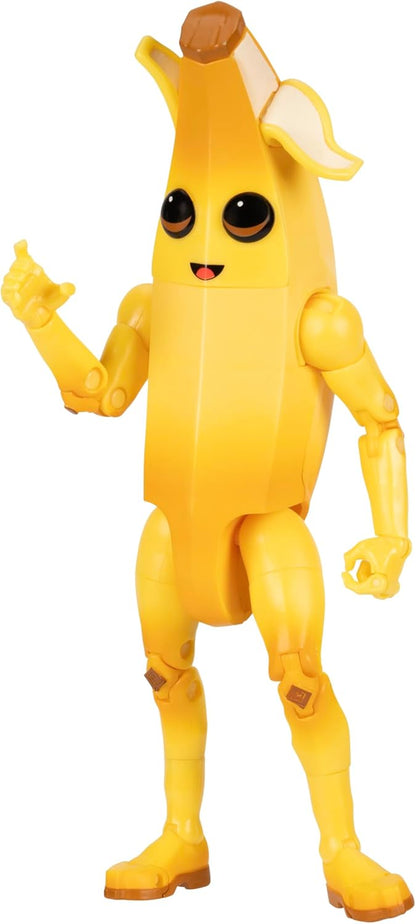 Fortnite Legendary Peely - 6-inch Articulated Figure with Harvesting Tool, Back Bling, and Code for Bonus Virtual Item
