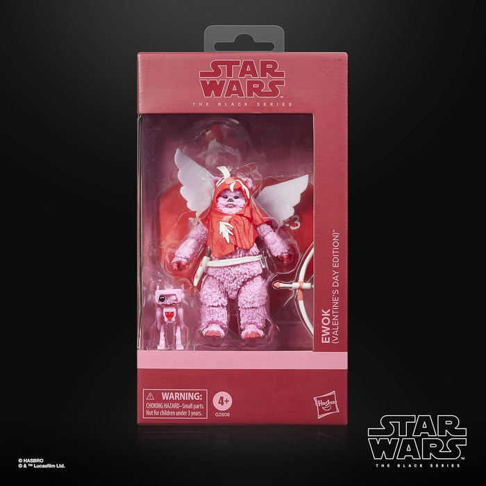 Star Wars The Black Series Ewok (Valentinstagsedition), Premium Action-Figur zum Sammeln (Skala 15 cm
